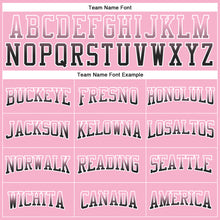 Charger l'image dans la galerie, Custom Stitched Light Pink Black-White Fade Fashion Arrow Sports Pullover Sweatshirt Hoodie