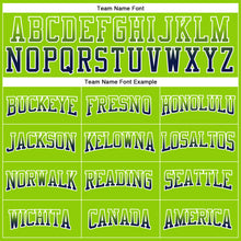 Laden Sie das Bild in den Galerie-Viewer, Custom Stitched Neon Green Navy-White Fade Fashion Arrow Sports Pullover Sweatshirt Hoodie