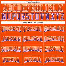 Laden Sie das Bild in den Galerie-Viewer, Custom Stitched Orange Purple-White Fade Fashion Arrow Sports Pullover Sweatshirt Hoodie