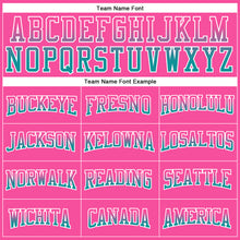 Laden Sie das Bild in den Galerie-Viewer, Custom Stitched Pink Teal-White Fade Fashion Arrow Sports Pullover Sweatshirt Hoodie