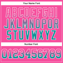 Laden Sie das Bild in den Galerie-Viewer, Custom Stitched Pink Teal-White Fade Fashion Arrow Sports Pullover Sweatshirt Hoodie