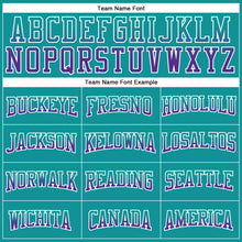 Charger l'image dans la galerie, Custom Stitched Teal Purple-White Fade Fashion Arrow Sports Pullover Sweatshirt Hoodie