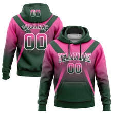 Laden Sie das Bild in den Galerie-Viewer, Custom Stitched Pink Green-White Fade Fashion Arrow Sports Pullover Sweatshirt Hoodie