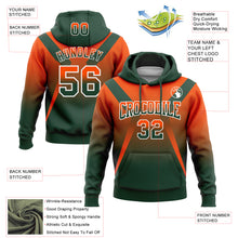 Laden Sie das Bild in den Galerie-Viewer, Custom Stitched Orange Green-White Fade Fashion Arrow Sports Pullover Sweatshirt Hoodie