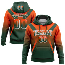 Laden Sie das Bild in den Galerie-Viewer, Custom Stitched Orange Green-White Fade Fashion Arrow Sports Pullover Sweatshirt Hoodie