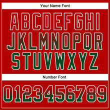 Laden Sie das Bild in den Galerie-Viewer, Custom Stitched Red Green-White Fade Fashion Arrow Sports Pullover Sweatshirt Hoodie