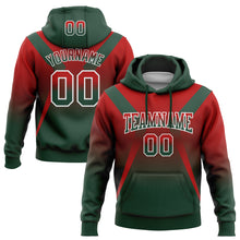 Laden Sie das Bild in den Galerie-Viewer, Custom Stitched Red Green-White Fade Fashion Arrow Sports Pullover Sweatshirt Hoodie
