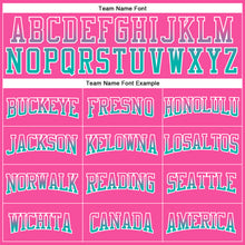 Laden Sie das Bild in den Galerie-Viewer, Custom Stitched Pink Aqua-White Fade Fashion Arrow Sports Pullover Sweatshirt Hoodie