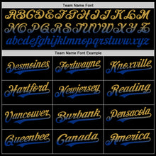 Load image into Gallery viewer, Custom Black Old Gold-Royal Authentic Fade Fashion Baseball Jersey