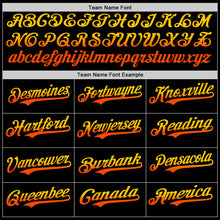 Load image into Gallery viewer, Custom Black Yellow-Orange Authentic Fade Fashion Baseball Jersey