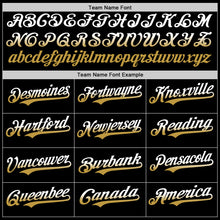 Laden Sie das Bild in den Galerie-Viewer, Custom Black White-Old Gold Authentic Fade Fashion Baseball Jersey