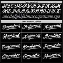 Laden Sie das Bild in den Galerie-Viewer, Custom Black White-Gray Authentic Fade Fashion Baseball Jersey