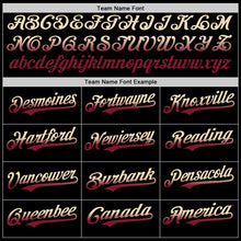 Laden Sie das Bild in den Galerie-Viewer, Custom Black Cream-Crimson Authentic Fade Fashion Baseball Jersey