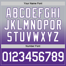 Load image into Gallery viewer, Custom Gray White-Purple Fade Fashion Performance T-Shirt