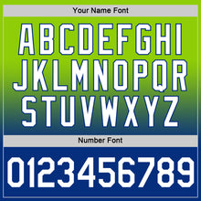 Load image into Gallery viewer, Custom Neon Green White-Royal Fade Fashion Performance T-Shirt