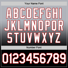 Load image into Gallery viewer, Custom Gray Black-Red Fade Fashion Performance T-Shirt