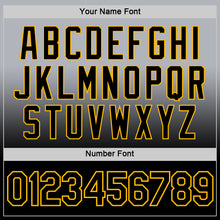 Load image into Gallery viewer, Custom Gray Black-Gold Fade Fashion Performance T-Shirt