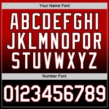 Load image into Gallery viewer, Custom Red White-Black Fade Fashion Performance T-Shirt