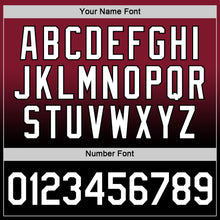 Charger l'image dans la galerie, Custom Crimson White-Black Fade Fashion Performance T-Shirt