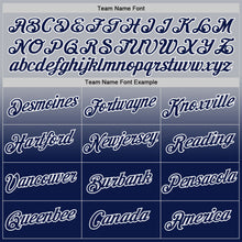 Load image into Gallery viewer, Custom Gray Navy-White Fade Fashion Performance T-Shirt