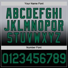 Laden Sie das Bild in den Galerie-Viewer, Custom Gray Kelly Green-Black Fade Fashion Performance T-Shirt