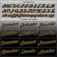 Load image into Gallery viewer, Custom Gray Old Gold-Black Fade Fashion Performance T-Shirt