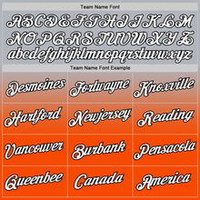 Load image into Gallery viewer, Custom Gray Orange-Black Fade Fashion Performance T-Shirt