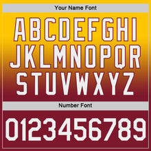 Load image into Gallery viewer, Custom Yellow White-Crimson Fade Fashion Performance T-Shirt