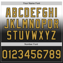 Laden Sie das Bild in den Galerie-Viewer, Custom White Old Gold-Black Authentic Fade Fashion Baseball Jersey