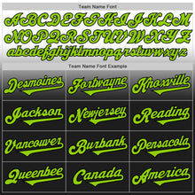 Laden Sie das Bild in den Galerie-Viewer, Custom White Neon Green-Black Authentic Fade Fashion Baseball Jersey