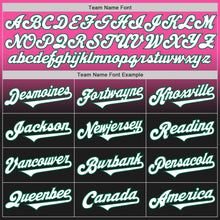 Laden Sie das Bild in den Galerie-Viewer, Custom Pink Black-Kelly Green Authentic Fade Fashion Baseball Jersey