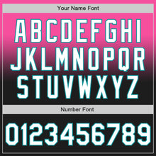 Laden Sie das Bild in den Galerie-Viewer, Custom Pink Black-Teal Authentic Fade Fashion Baseball Jersey