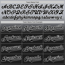 Laden Sie das Bild in den Galerie-Viewer, Custom Gray Black-White Authentic Fade Fashion Baseball Jersey