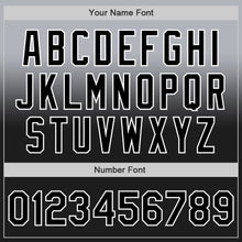 Laden Sie das Bild in den Galerie-Viewer, Custom Gray Black-White Authentic Fade Fashion Baseball Jersey