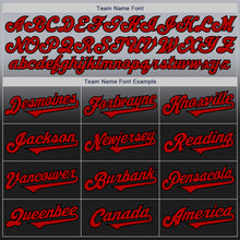 Laden Sie das Bild in den Galerie-Viewer, Custom Gray Red-Black Authentic Fade Fashion Baseball Jersey
