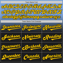 Laden Sie das Bild in den Galerie-Viewer, Custom Light Blue Yellow-Black Authentic Fade Fashion Baseball Jersey