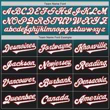 Laden Sie das Bild in den Galerie-Viewer, Custom Teal Black-Red Authentic Fade Fashion Baseball Jersey