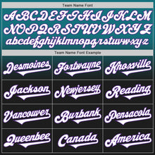 Laden Sie das Bild in den Galerie-Viewer, Custom Teal Black-Purple Authentic Fade Fashion Baseball Jersey