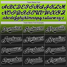 Laden Sie das Bild in den Galerie-Viewer, Custom Neon Green Black-White Authentic Fade Fashion Baseball Jersey