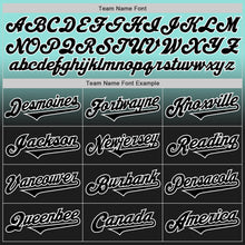 Laden Sie das Bild in den Galerie-Viewer, Custom Ice Blue Black-White Authentic Fade Fashion Baseball Jersey
