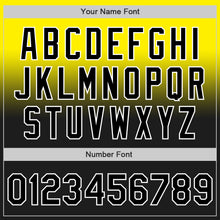 Laden Sie das Bild in den Galerie-Viewer, Custom Light Yellow Black-White Authentic Fade Fashion Baseball Jersey