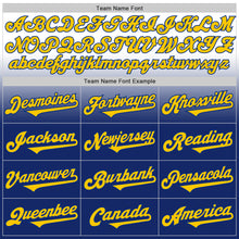 Charger l'image dans la galerie, Custom White Yellow-Royal Authentic Fade Fashion Baseball Jersey
