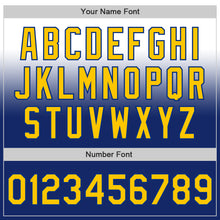 Charger l'image dans la galerie, Custom White Yellow-Royal Authentic Fade Fashion Baseball Jersey