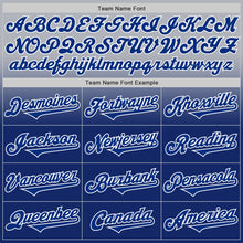 Charger l'image dans la galerie, Custom Gray Royal-White Authentic Fade Fashion Baseball Jersey