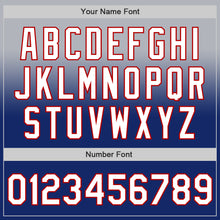 Charger l'image dans la galerie, Custom Gray White Royal-Red Authentic Fade Fashion Baseball Jersey