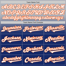 Charger l'image dans la galerie, Custom Gray White Royal-Orange Authentic Fade Fashion Baseball Jersey