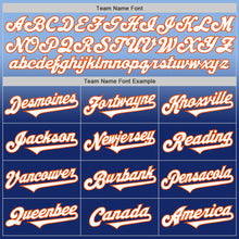 Charger l'image dans la galerie, Custom Light Blue White Royal-Orange Authentic Fade Fashion Baseball Jersey