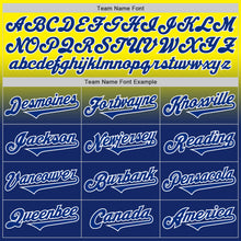 Charger l'image dans la galerie, Custom Light Yellow Royal-White Authentic Fade Fashion Baseball Jersey