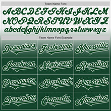 Charger l'image dans la galerie, Custom White Green Authentic Fade Fashion Baseball Jersey