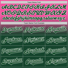 Charger l'image dans la galerie, Custom Pink Green-White Authentic Fade Fashion Baseball Jersey